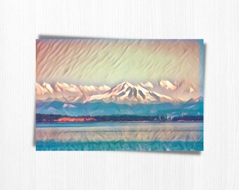Mount Baker View| Orcas Island Scenes| San Juan Islands Scenery| Mountain View| Home Decor| PNW Photography| Photography Artwork| Gifts|