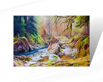 Lewis River Scene| PNW River Views| Northwest River| Yacolt WA| Lucia Falls Park| Photography Artwork| PNW Landscape Photography| Home Decor