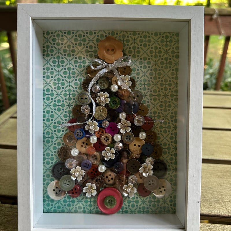 Button Tree Art - Etsy