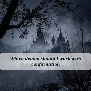 Demon confirmation SAME DAY