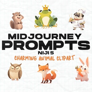 Midjourney Prompts For Charming Animal Clipart