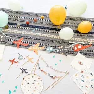 Airplane Birthday Party Banner image 2