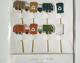 Garbage Truck Toppers (8 Count)