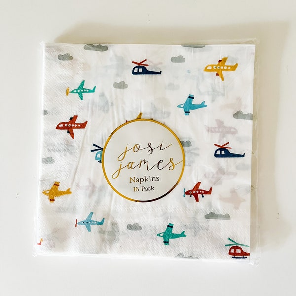 Airplane Napkins Large