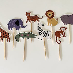 Safari Cupcake Toppers