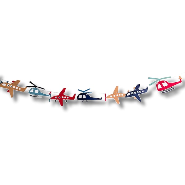 Airplane Birthday Party Banner