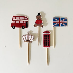 London Cupcake Toppers