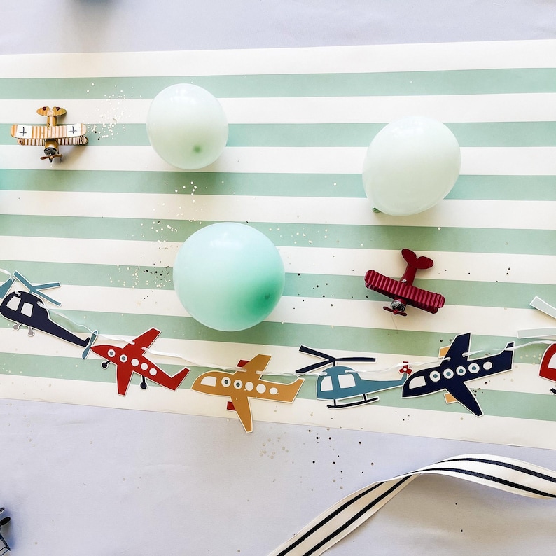Airplane Birthday Party Banner image 3