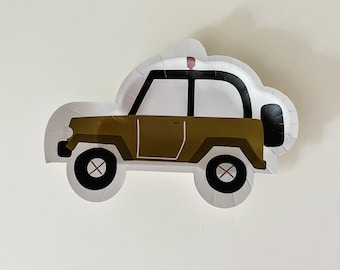 Safari Jeep Plate