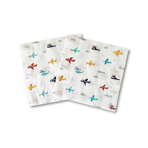 Large Airplane Disposable Paper Napkins (24pcs)