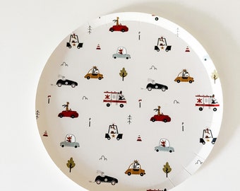 Car Small Plate (Set of 8)