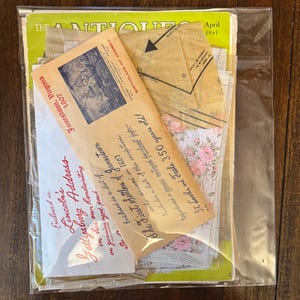 Paquete de papel vintage y nuevo de técnica mixta, kit de papel para collage, 40 piezas, para revistas, mapas, patrones de costura, paquete de papel efímero n.° 5
