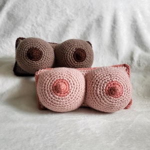 Crochet Boob Pillow