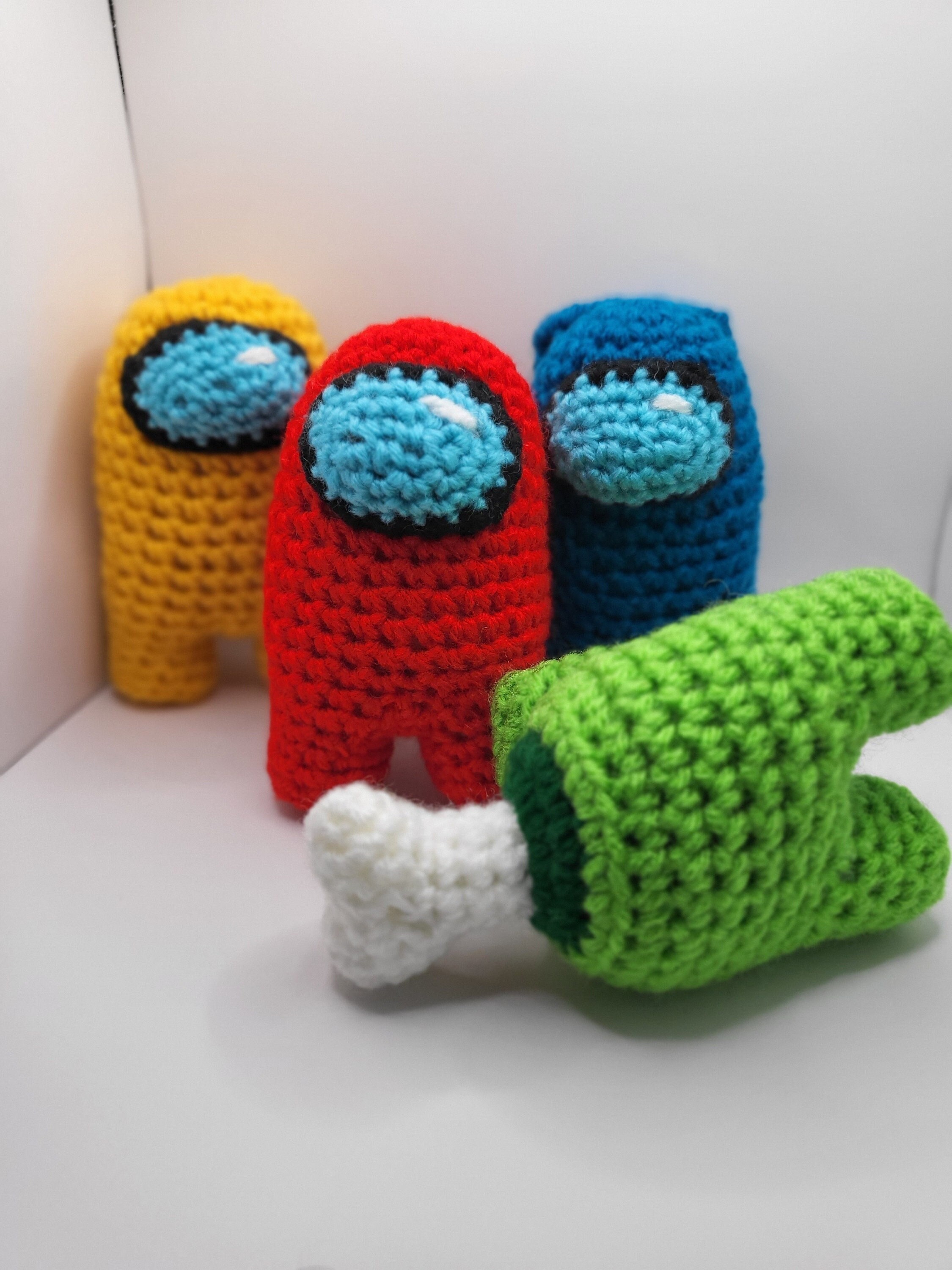 Conjunto de compañeros de tripulación de crochet de Among Us