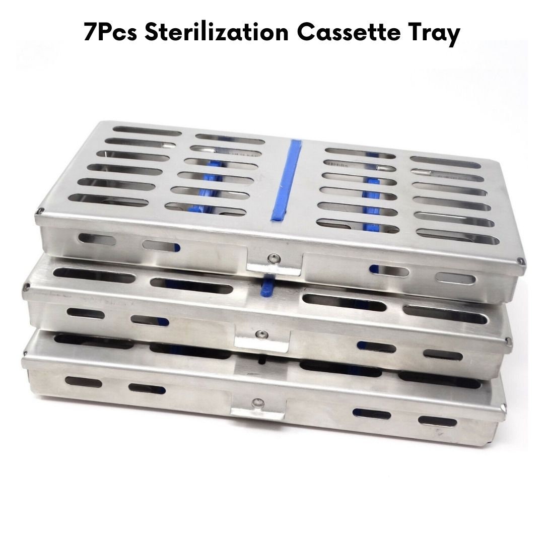 3pcs Set Sterilizing Tray Container Dental Sterilization Cassette