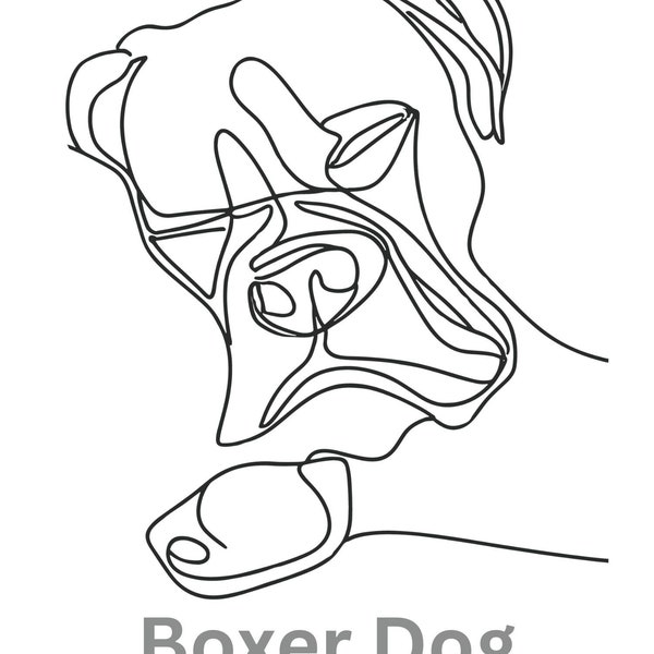 One line art of dog| One line drawing| pet line drawing| Cat line art| Single line SVG| Line art svg| Pet memorial drawing| pet portrait