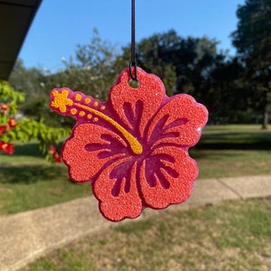 Hibiscus Car Freshie