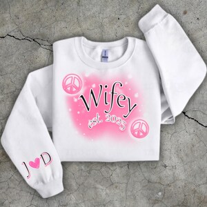 Personalized Future Mrs Sweatshirt, Custom Fiancee Hoodie, Bride To Be Gift, Bridal Shower Clothing, Engagement Gifts, I Said Yes Outfit