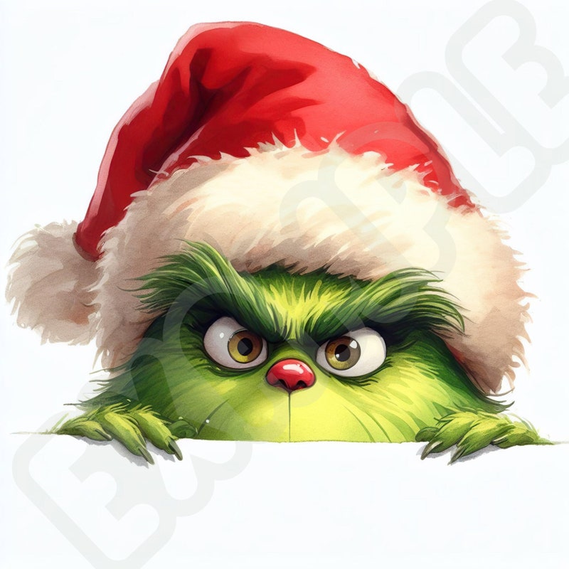 Grinch Kiss Face Svg Etsy
