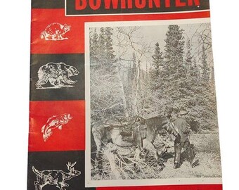 The National Bowhunter Magazine June 1958-Features Article By Fred Bear-Nice