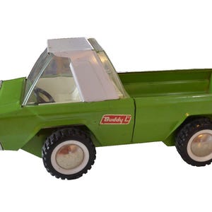 Vintage Retro Buddy L Green Pickup Truck-Very Nice! Part No. 1-9667