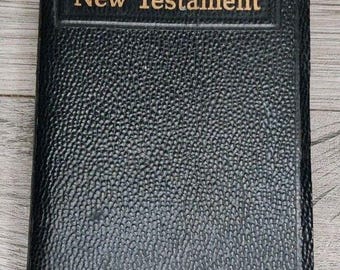 Vintage seltene 50er Jahre American Bibl Society Neues Testament Taschenbibel