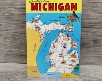 Postkartengrüße aus Michigan, USA