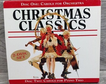 Vintage Christmas Classics 2 Disc Set Carols and Piano-1998-Christmas Music