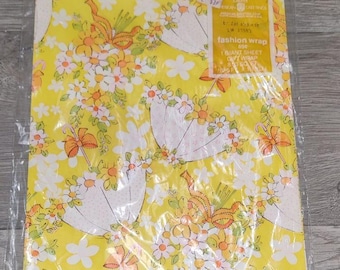 VTG American Greetings Brautparty Geschenkpapier Umbrellas Retro 60er, 70er Jahre