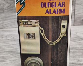VTG 1970s NOS Door Chain Burglar Alarm British 949431 280 Hong Kong