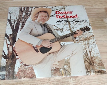Nuevo y sellado, disco de vinilo vintage Danny DeGood All New Country LP de 1985, Kings Records