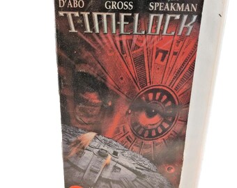 Timelock VHS 1996 Sci-Fi Maryam d'Abo Jeff Speakman RARE OOP Cult Movie
