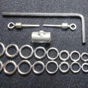 Permenant Locking Clasp for Day Collars, Chokers, Necklaces and Bracelets (S)