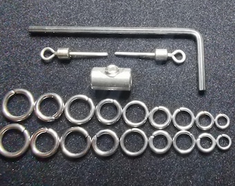 Permanent Locking Clasp for Day Collars, Chokers, Necklaces and Bracelets (S)