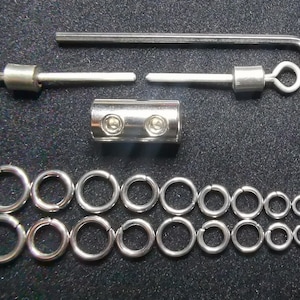 Permenant Dual Locking Clasp for Day Collars, Chokers and Necklaces (L)