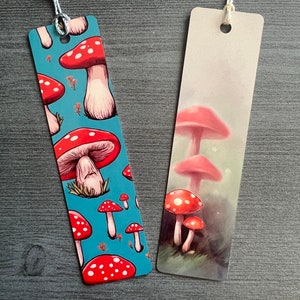 Mushroom Metal Bookmarks | Cottage Core Bookmark | Mushroom Art | Book Lover Gift | Books Metal Art | Gifts for Girls | gift for booktoker