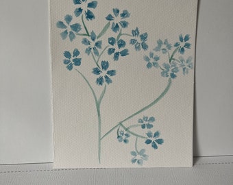 Blue flower| wall decor