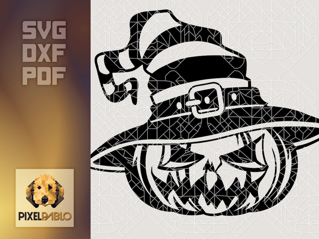 Halloween Pumpkin in Witch Hat | Halloween Decorations | Vector Design ...