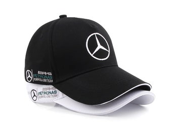 Vintage Mercedes Benz car   Race embroidery Cap  AMG F1