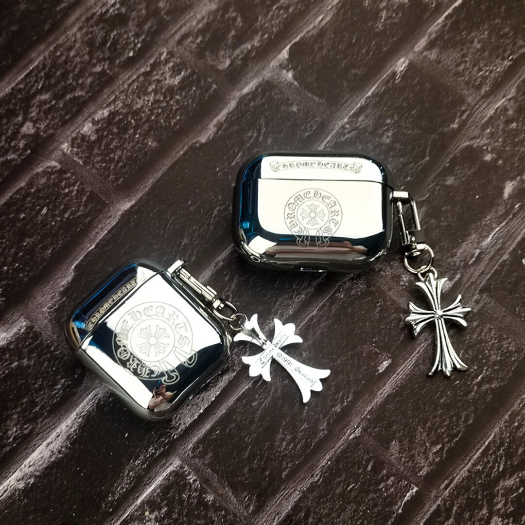 Chrome Heartsinspired Airpod Case Stylish Case Etsy