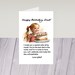 Printable Happy Birthday Card Instant Download File in .pdf - Etsy