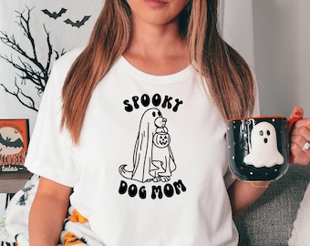Espeluznante perro mamá png, perro fantasma png, perro Halloween png, amante de los perros Halloween, perro mamá Halloween, perro fantasma svg, mi abucheo svg, fantasma retro svg