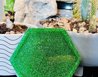 Emerald Hexagon Accessory Plate