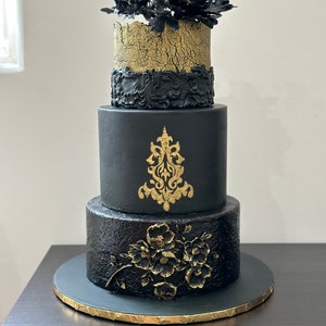 Decoratieve taart met 3 lagen