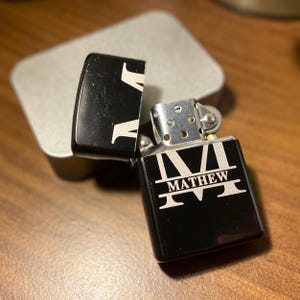 Groomsmen Gifts Personalized Lighter Case Monogram, Custom Lighter Case Bachelor Party, Cigar Lighter Case Gifts for Dad Husband, Groomsmen
