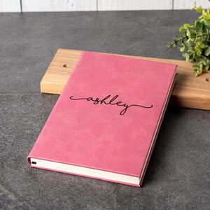 Engraved Leather Journal, Journal Personalized Leather, Personalized Journal, Personalized Notebook, Custom Leather Journal, Journal for Her