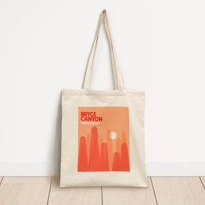 bryce canyon tote bag national park canvas tote hiking bryce canyon national park bag nature gear bryce canyon travel gift national park