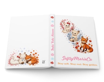 SoftlyMarieCo Fox Trio Hardcover Journal