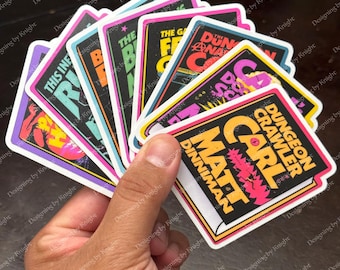 Dungeon Crawler Carl Hardcover - Waterproof - Book Cover 8 Book Bundle Sticker