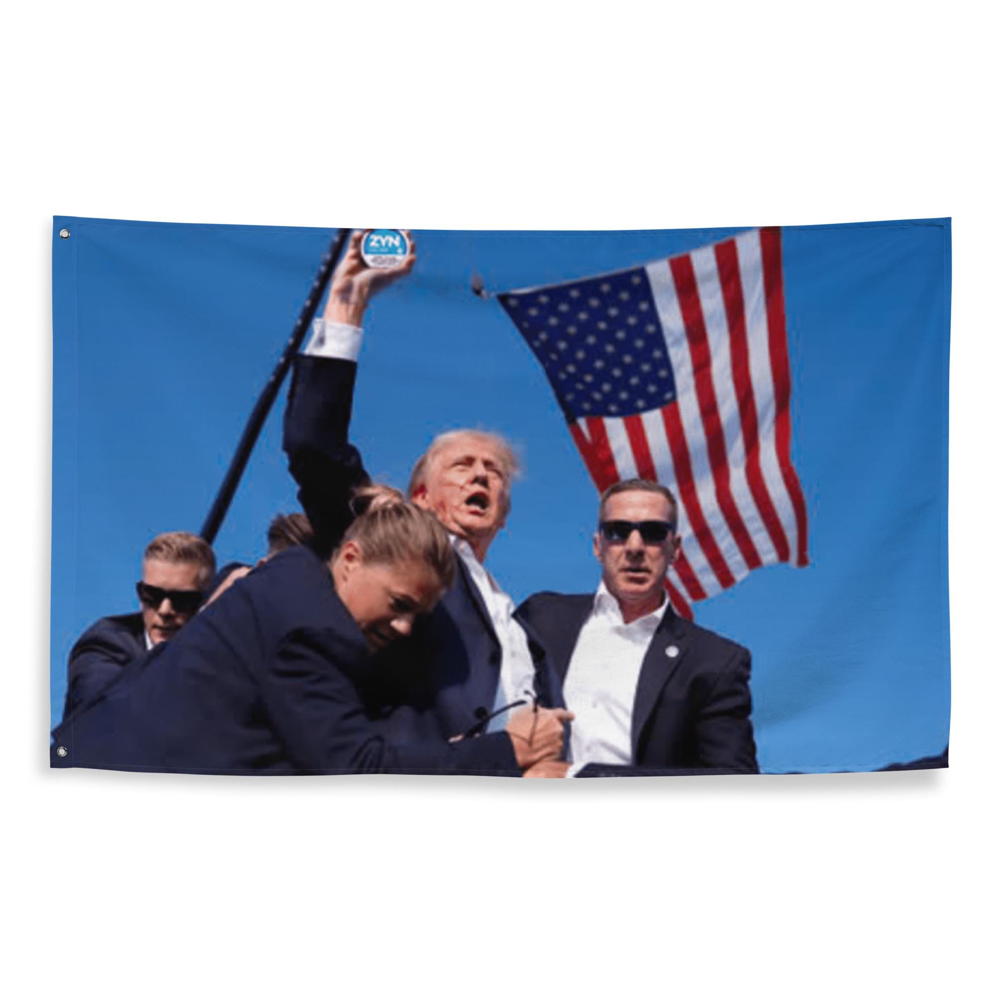 Trump Zyn Flag | College Dorm - Tapestry - Room Decor - Wall Hanging Funny Tapestry for College Dorm Wall Man Cave decoration with Grommets